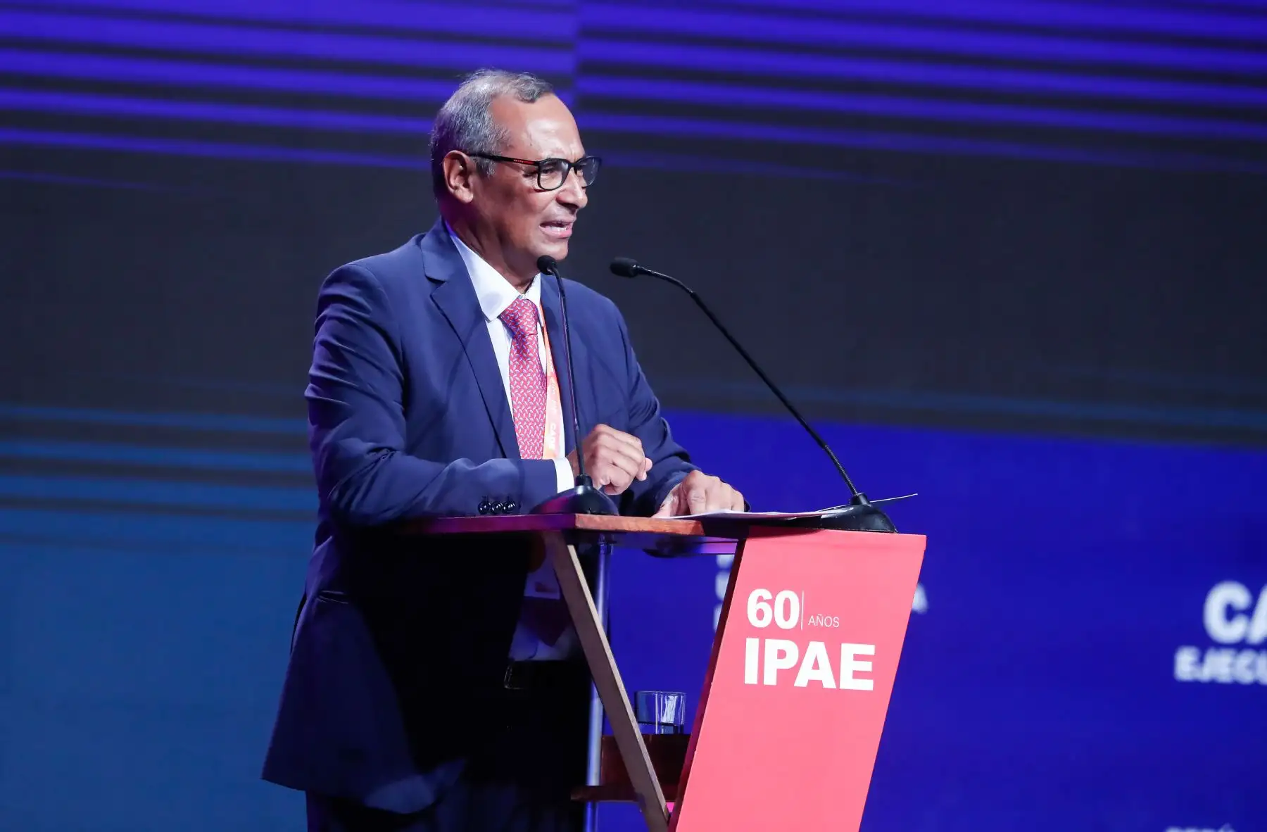 Presidente de CADE Ejecutivo 2019, Luis Estrada. ANDINA/Renato Pajuelo
