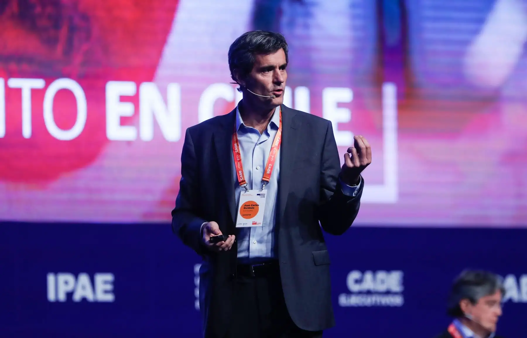 Juan Carlos Eichholz, socio fundador de CLS en CADE 2019. Foto: ANDINA/Renato Pajuelo