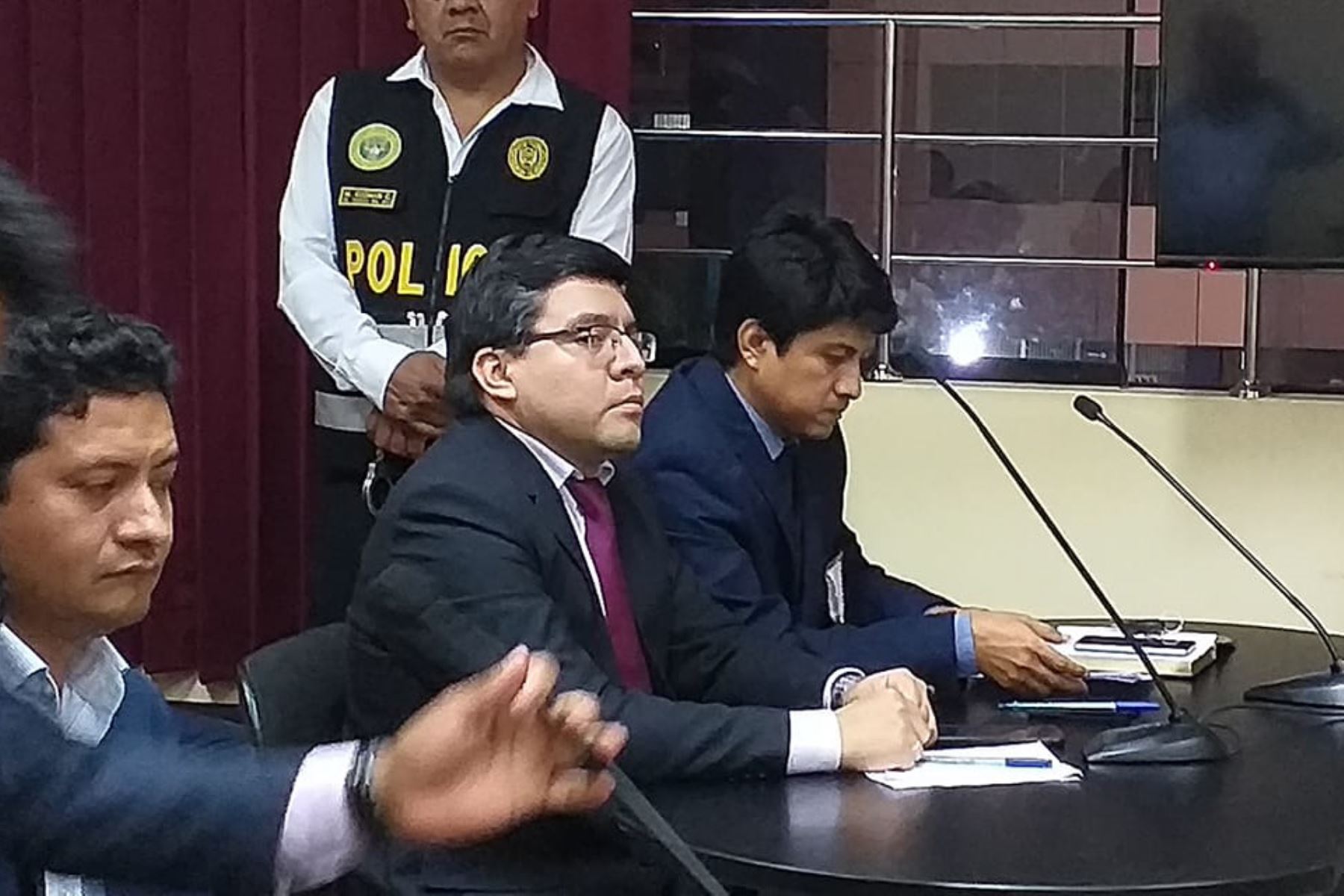 Los fiscales Julio Taboada Ramón y José Iván Constantino Espino sustentaron pedido de prisión contra exalcalde de Cañaris José Gaspar Lucero.