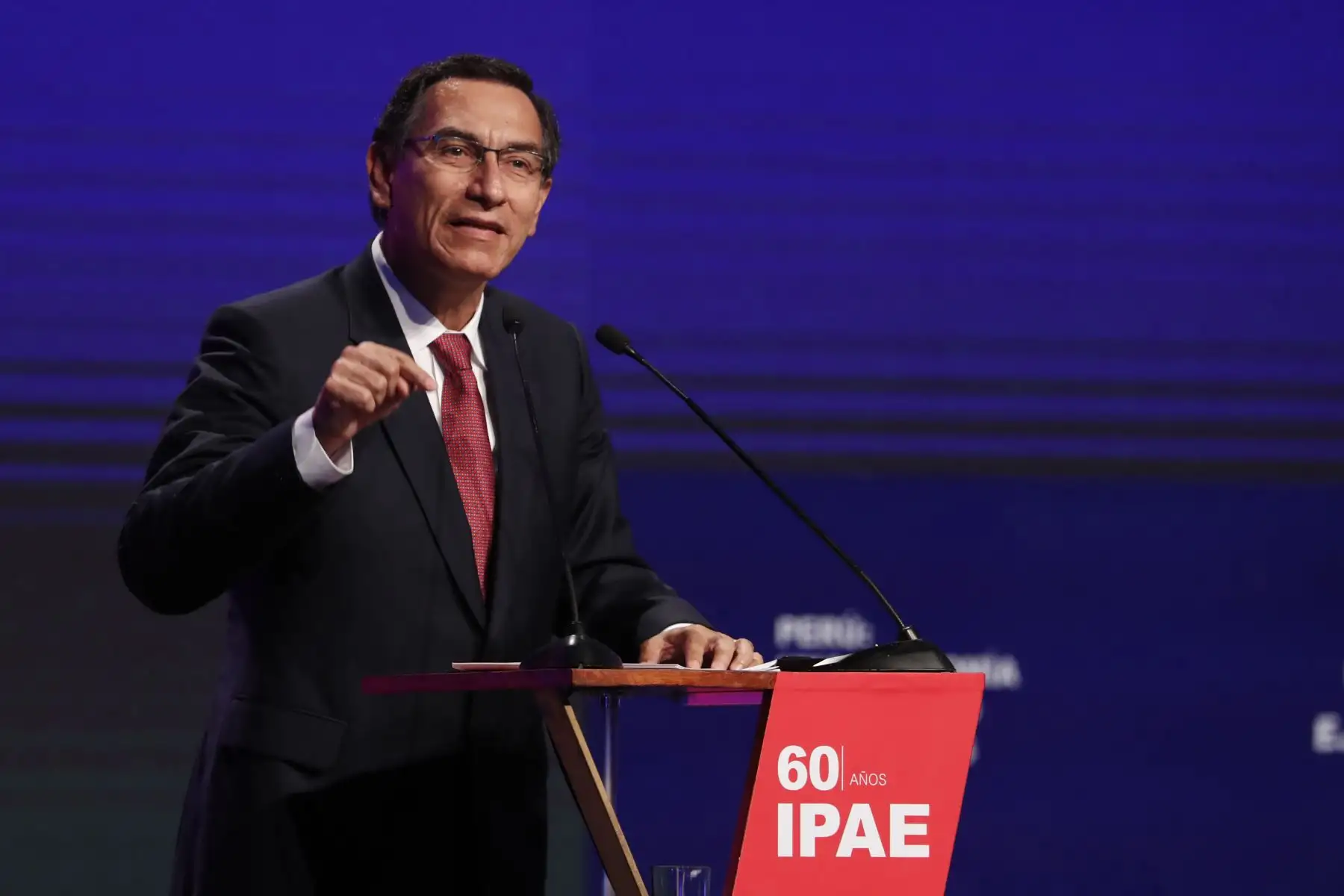 Presidente Vizcarra interviene en el CADE Ejecutivos 2019. Foto: ANDINA/Renato Pajuelo