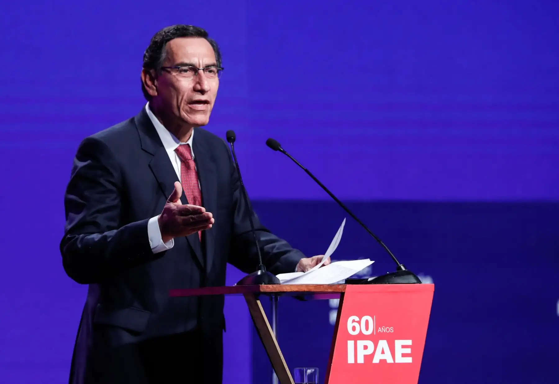 Presidente Martín Vizcarra participa en CADE 2019. Foto: ANDINA/Renato Pajuelo