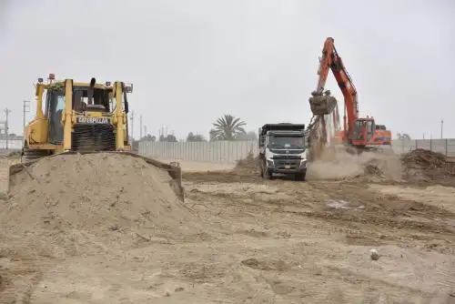 El MTC resalta el reinicio de las obras en la segunda calzada de la Panamericana Sur en la provincia de Pisco, región Ica. ANDINA/Difusión