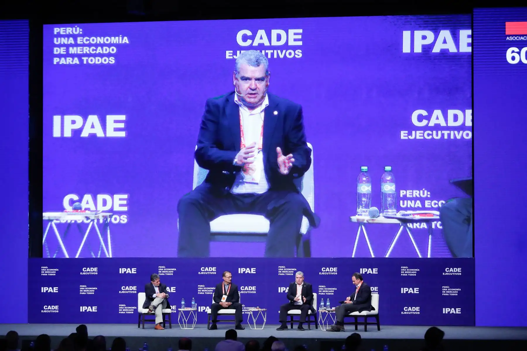 José Antonio Vázquez Taín, juez de lo Penal en A Coruña debate Narcotráfico y minería ilegal, una amenaza para el país en CADE 2019. Foto: ANDINA/Renato Pajuelo