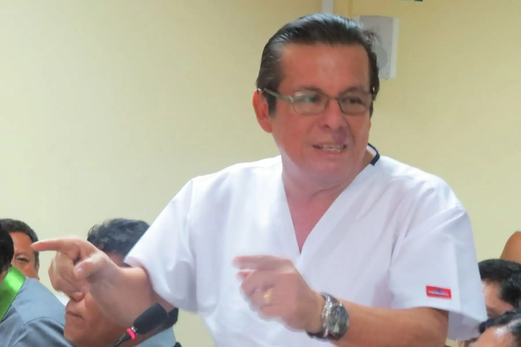 El procesado Francisco Gasco Barreto participó en la audiencia desarrollada en el penal Cambio Puente de Chimbote (Áncash).