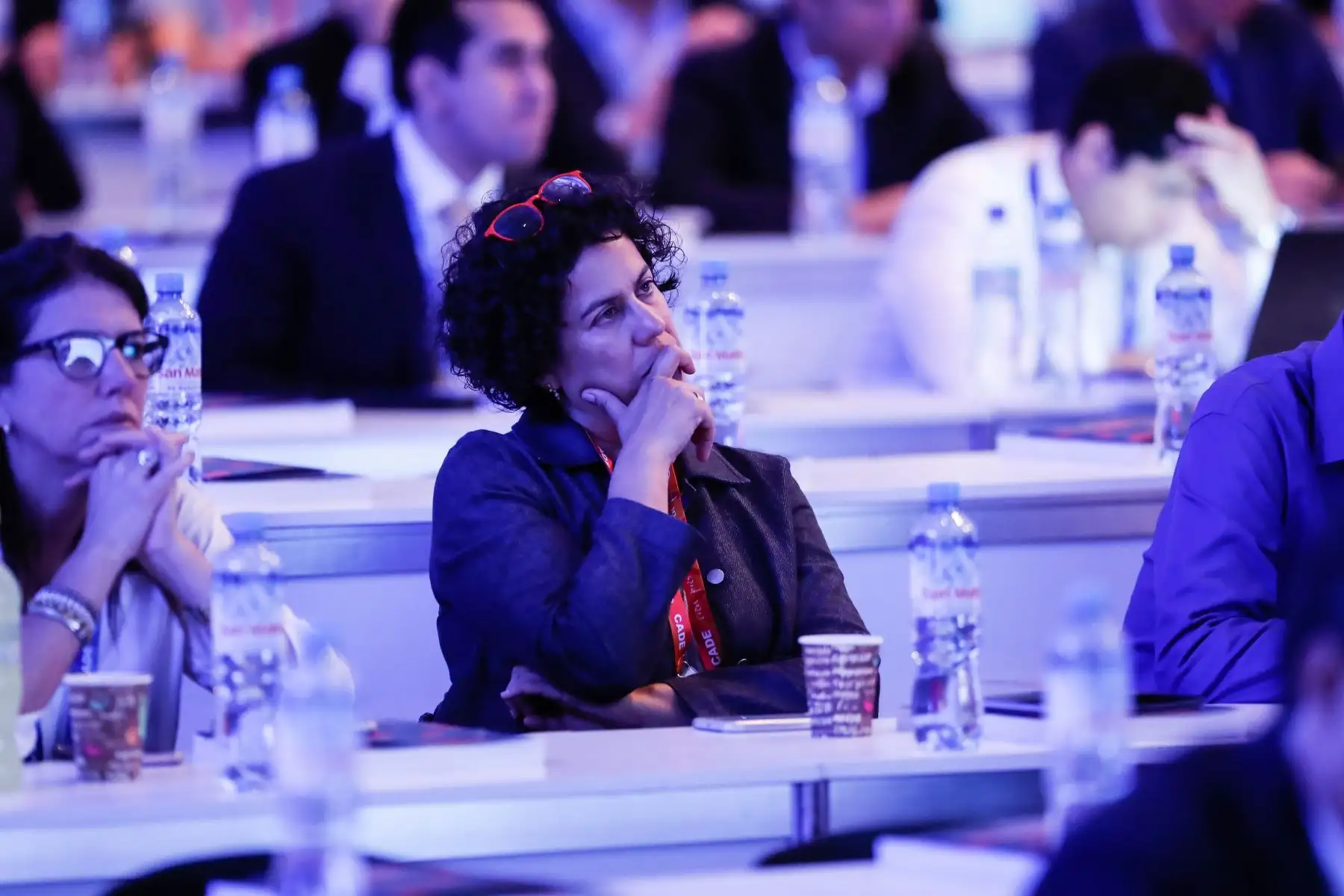Continúan exposiciones en CADE Ejecutivos 2019. Foto:ANDINA/Renato Pajuelo