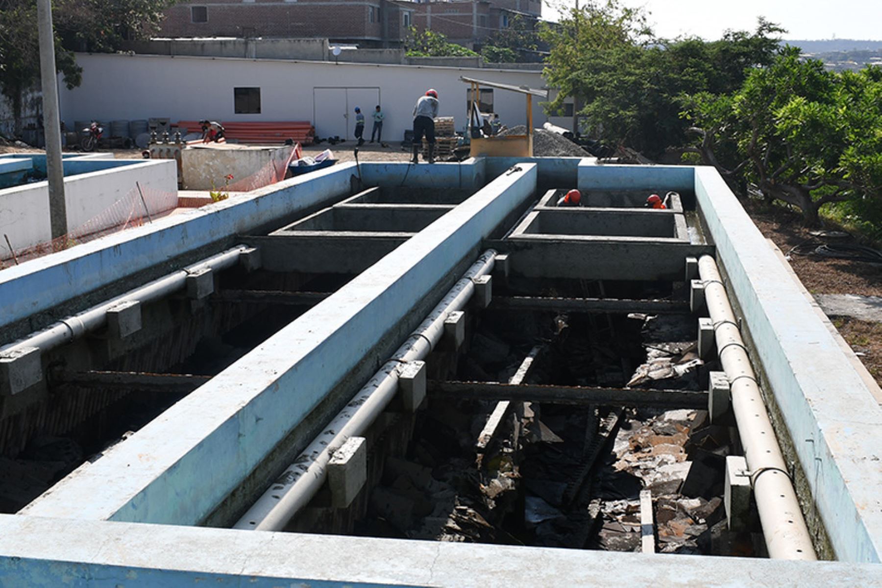 El OTASS rehabilitará y potenciará la planta de tratamiento de agua potable El Milagro, ubicada en la región Tumbes.