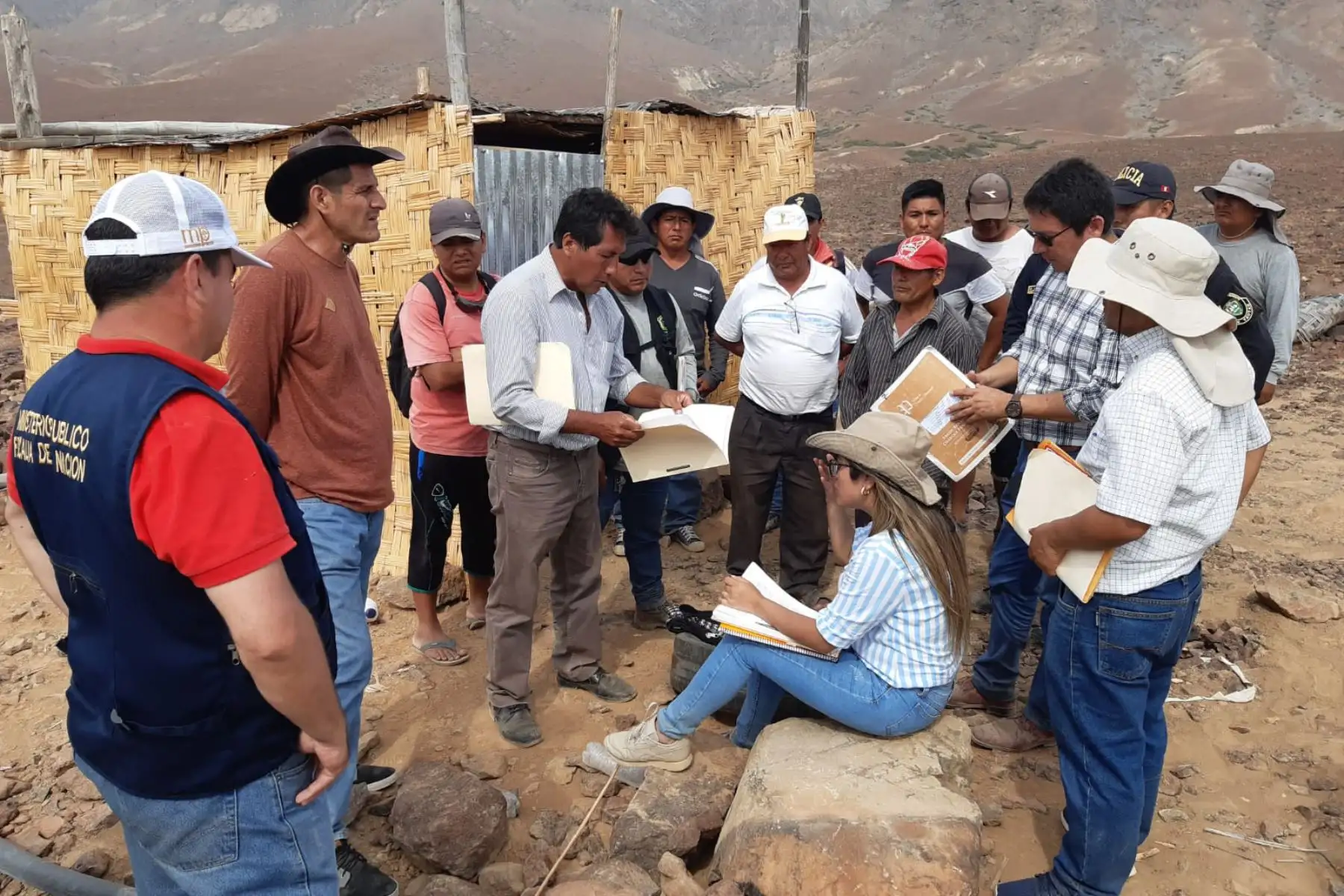 Alrededor de 30 invasores habían tomado posesión de los terrenos del Proyecto Especial Chinecas, en la región Áncash.