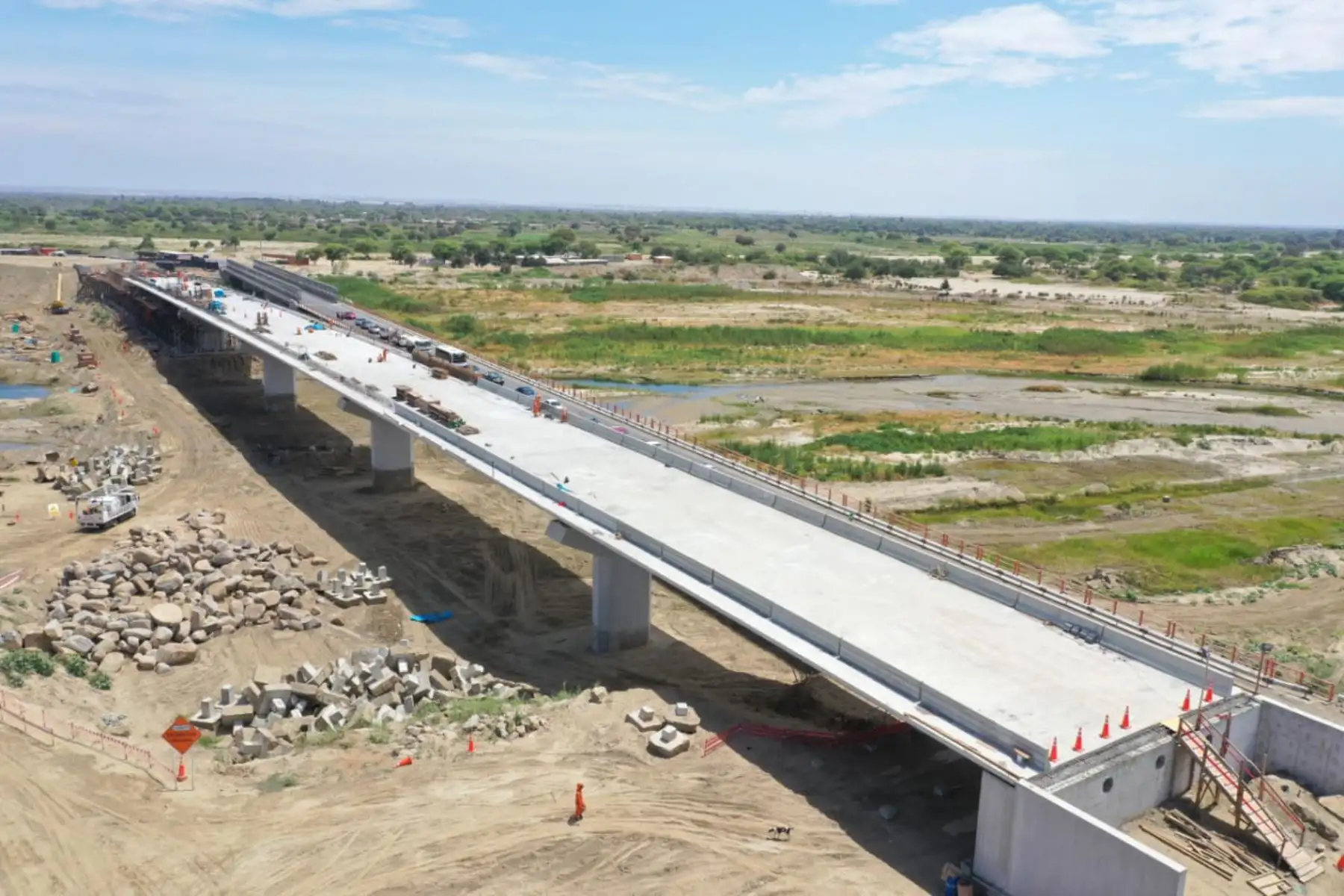 En abril de 2020 estarán concluidos cuatro puentes de la región Piura, anuncia el Ministerio de Transportes y Comunicaciones. ANDINA/Difusión