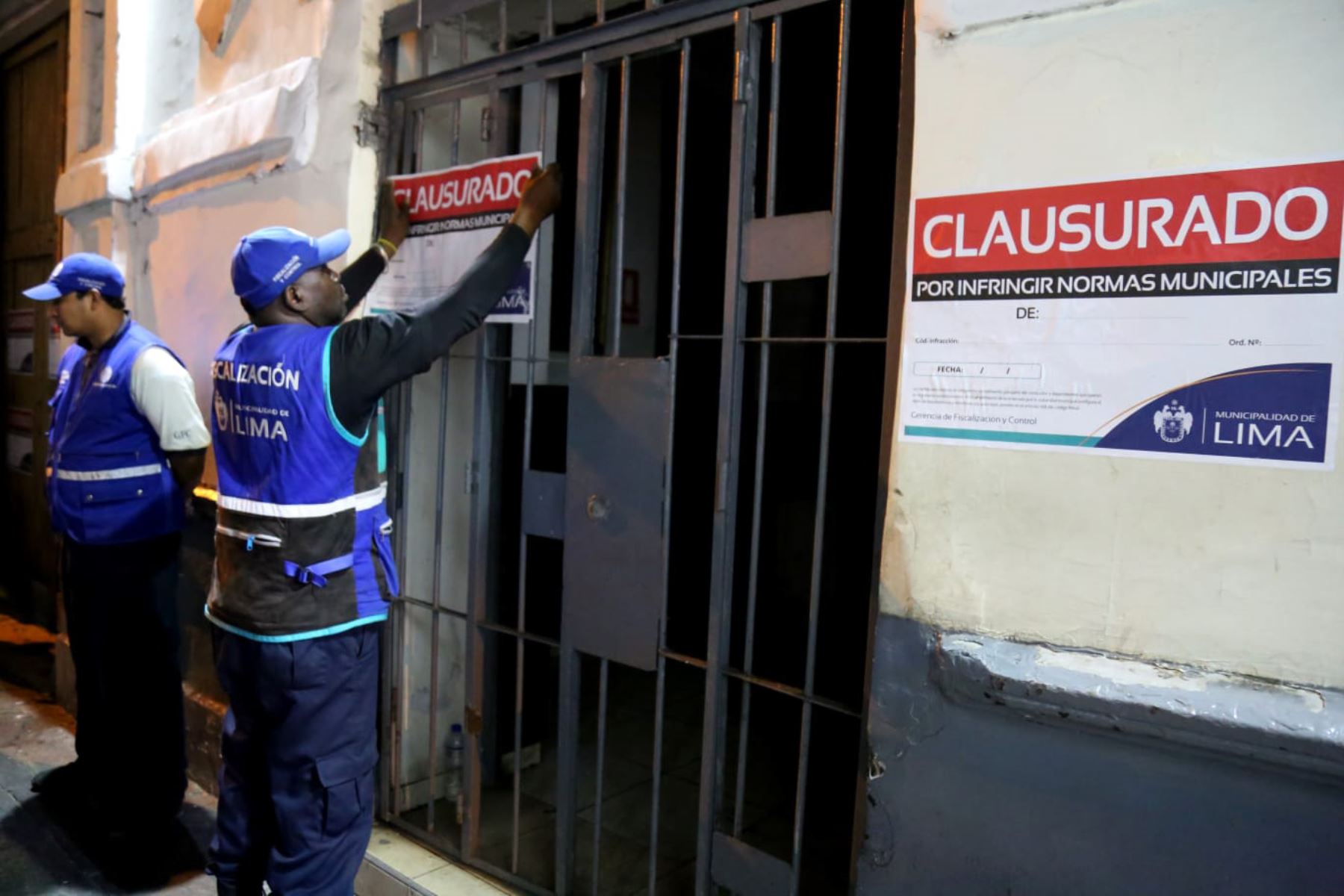 Siguen clausurando locales inseguros en Lima Cercado. Foto: Andina/Difusión