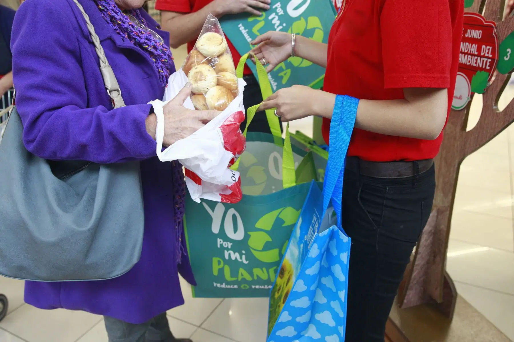 Tributo ecológico redujo en 30 % el consumo de bolsas plásticas en el Perú.