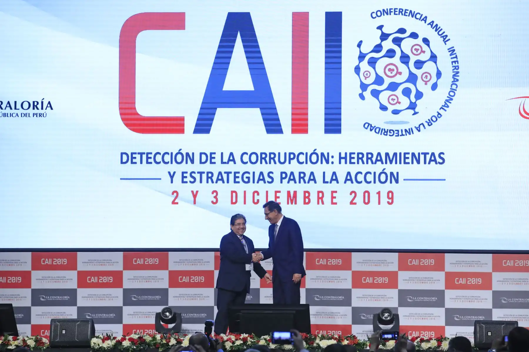 Presidente de la República asistió a la Inauguración de la Conferencia Anual Internacional por la Integridad CAII 2019, organizada por la Contraloría General de la República.Foto: ANDINA/ Juan Carlos Guzmán