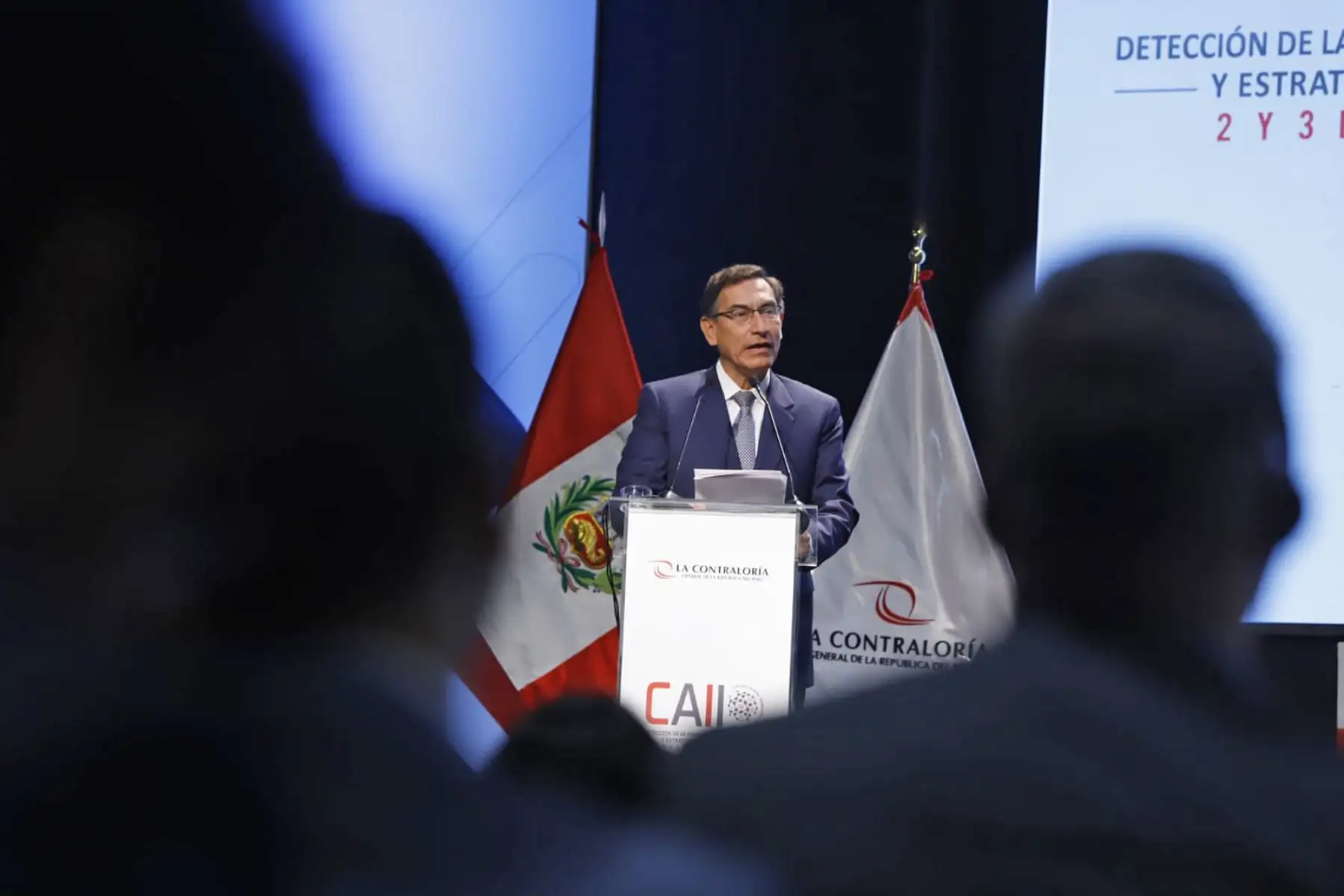 Presidente de la República asistió a la Inauguración de la Conferencia Anual Internacional por la Integridad CAII 2019, organizada por la Contraloría General de la República.Foto: ANDINA/ Prensa Presidencia