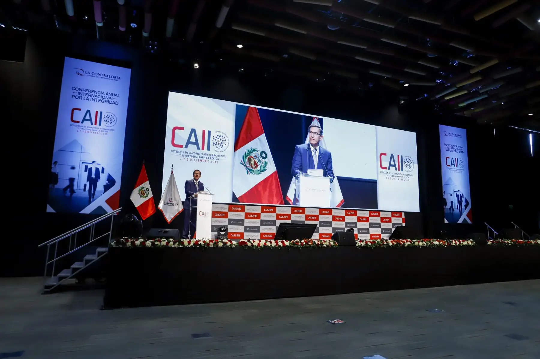 Presidente de la República asistió a la Inauguración de la Conferencia Anual Internacional por la Integridad CAII 2019, organizada por la Contraloría General de la República.Foto: ANDINA/ Prensa Presidencia