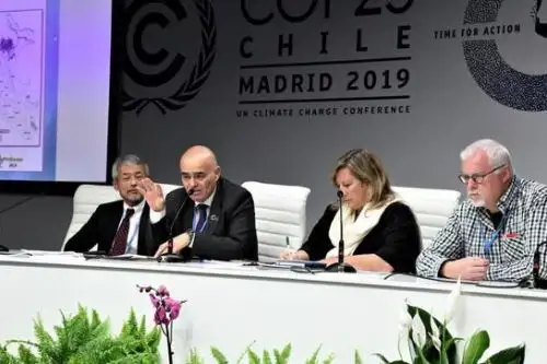 El viceministro de Desarrollo Estratégico de los Recursos Naturales del Minam, Gabriel Quijandría, participó en el evento “Mapeo y monitoreo de turberas para la acción climática” como parte de la COP25.