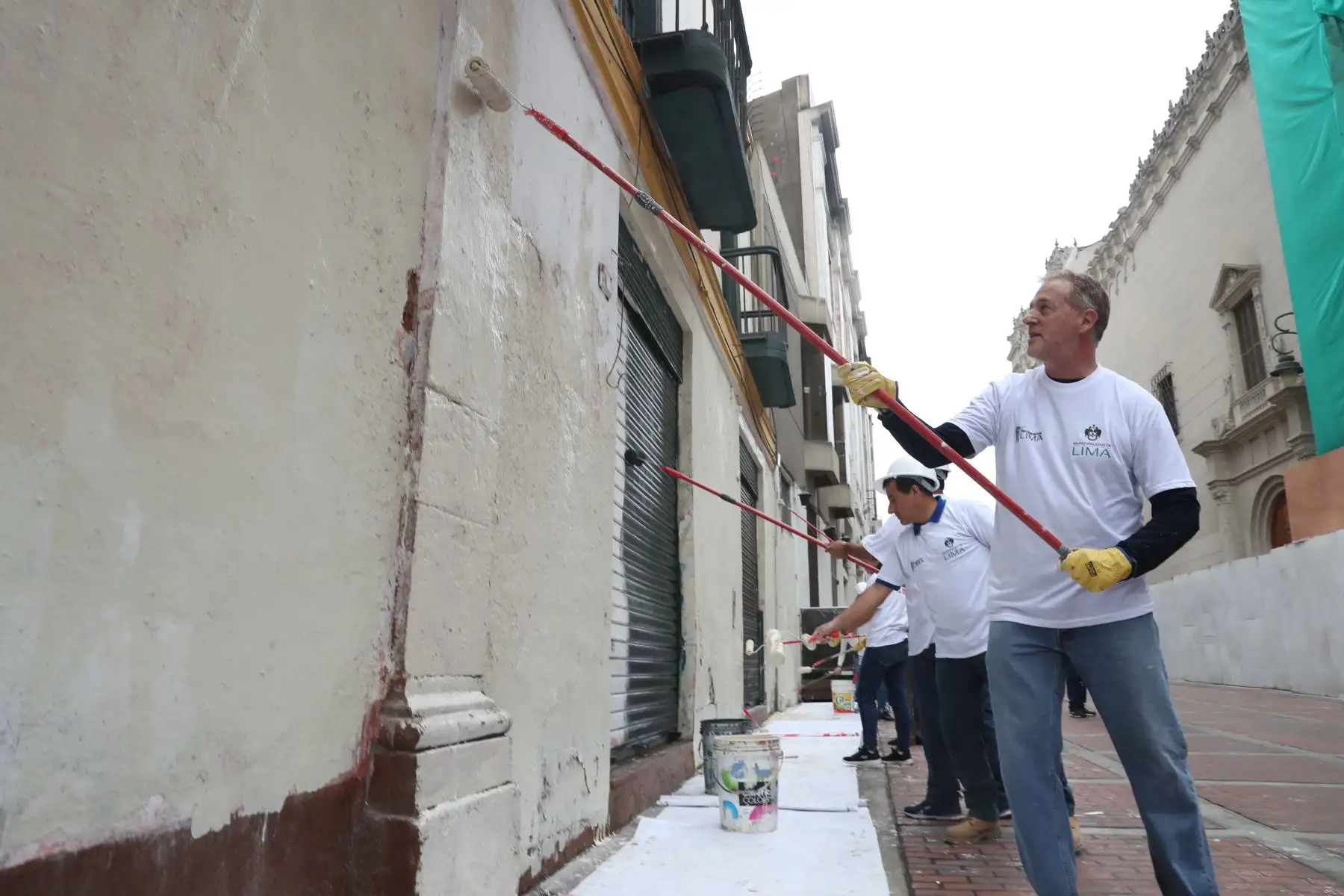 Alcalde de Lima, Jorge Muñoz lidera operativo de limpieza y salud pública en calles de Lima. Foto: ANDINA/Melina Mejía