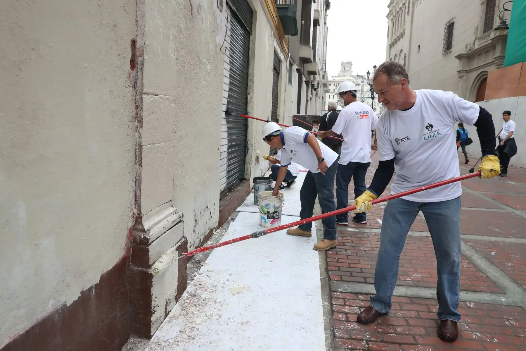 Alcalde de Lima, Jorge Muñoz lidera operativo de limpieza y salud pública en calles de Lima. Foto: ANDINA/Melina Mejía