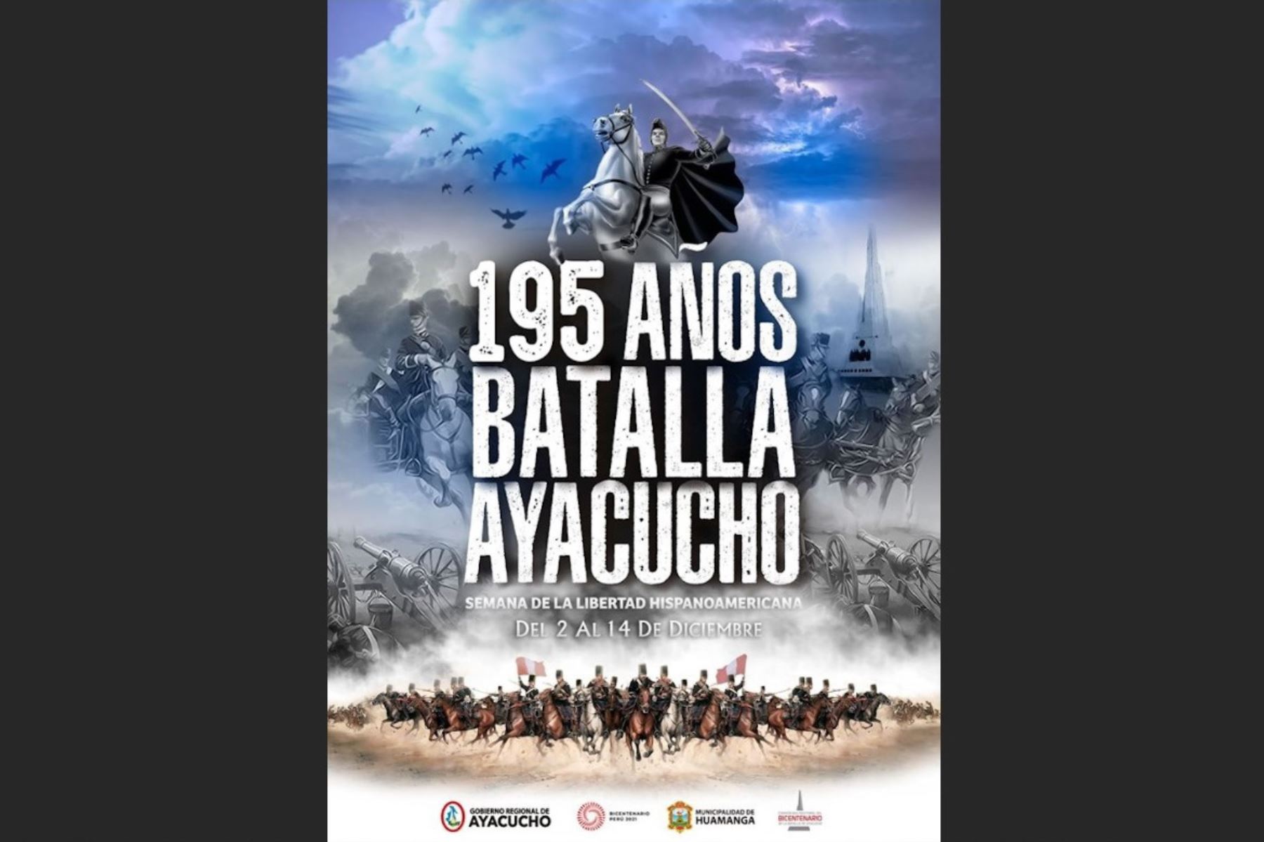 Así celebrará Ayacucho los 195 años de la histórica batalla que selló la Independencia. ANDINA/Difusión