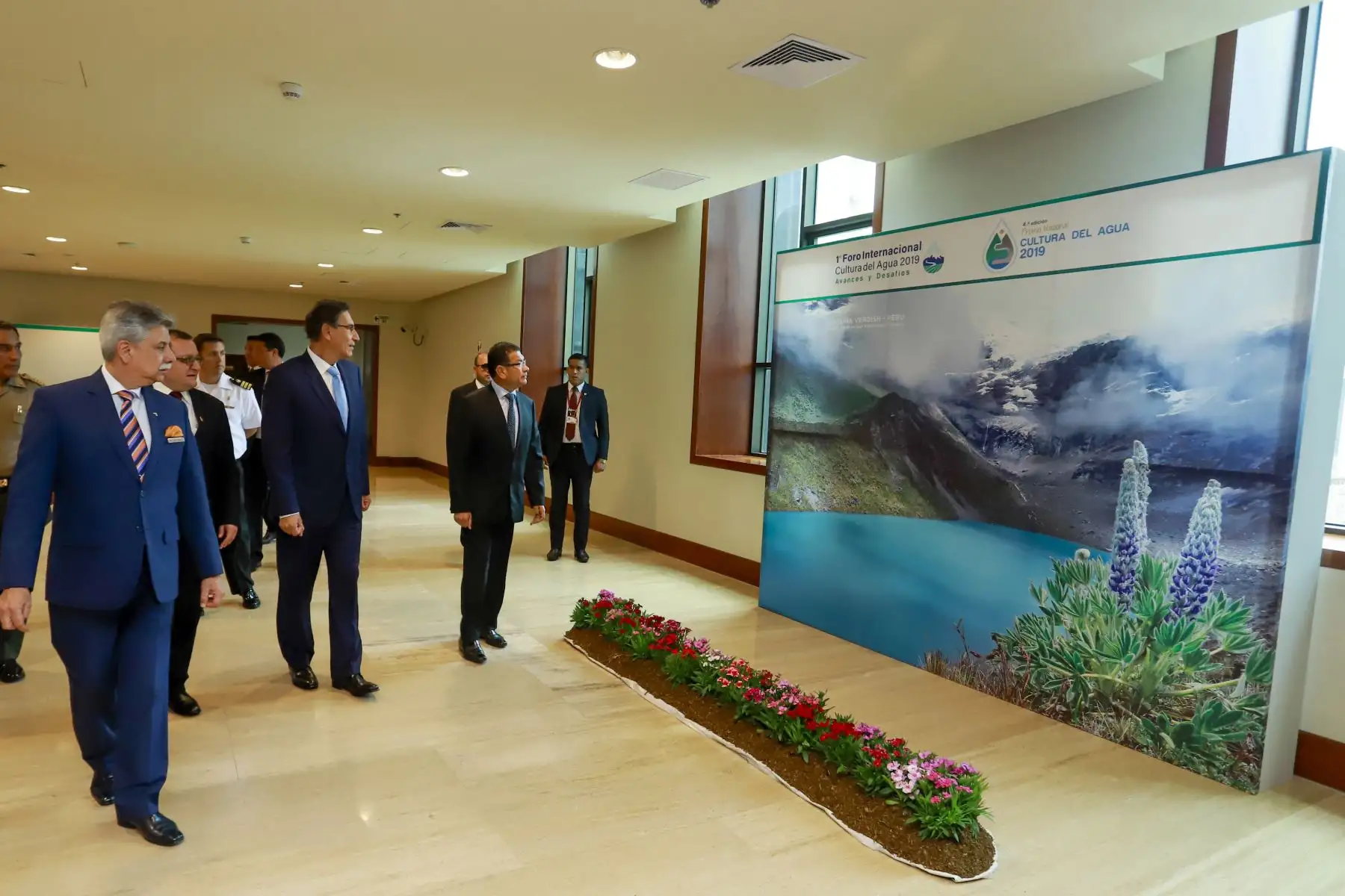 Presidente de la República, Martín Vizcarra, en I Foro Internacional "Cultura del Agua". Foto:ANDINA/ Presidencia