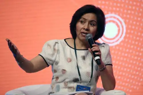 Representante del Banco Interamericano de Desarrollo (BID) en el Perú, Viviana Caro. ANDINA/Vidal Tarqui