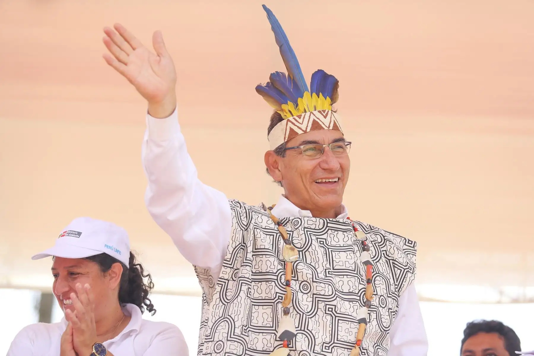 En Madre de Dios, el Jefe de Estado participa en la ceremonia de inicio de obras de proyectos de infraestructura básica del programa Trabaja Perú. Foto: ANDINA/ Prensa Presidencia