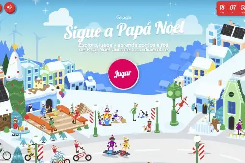 Aldea de Papá Noel, una página creada por Google totalmente dedicada a la Navidad