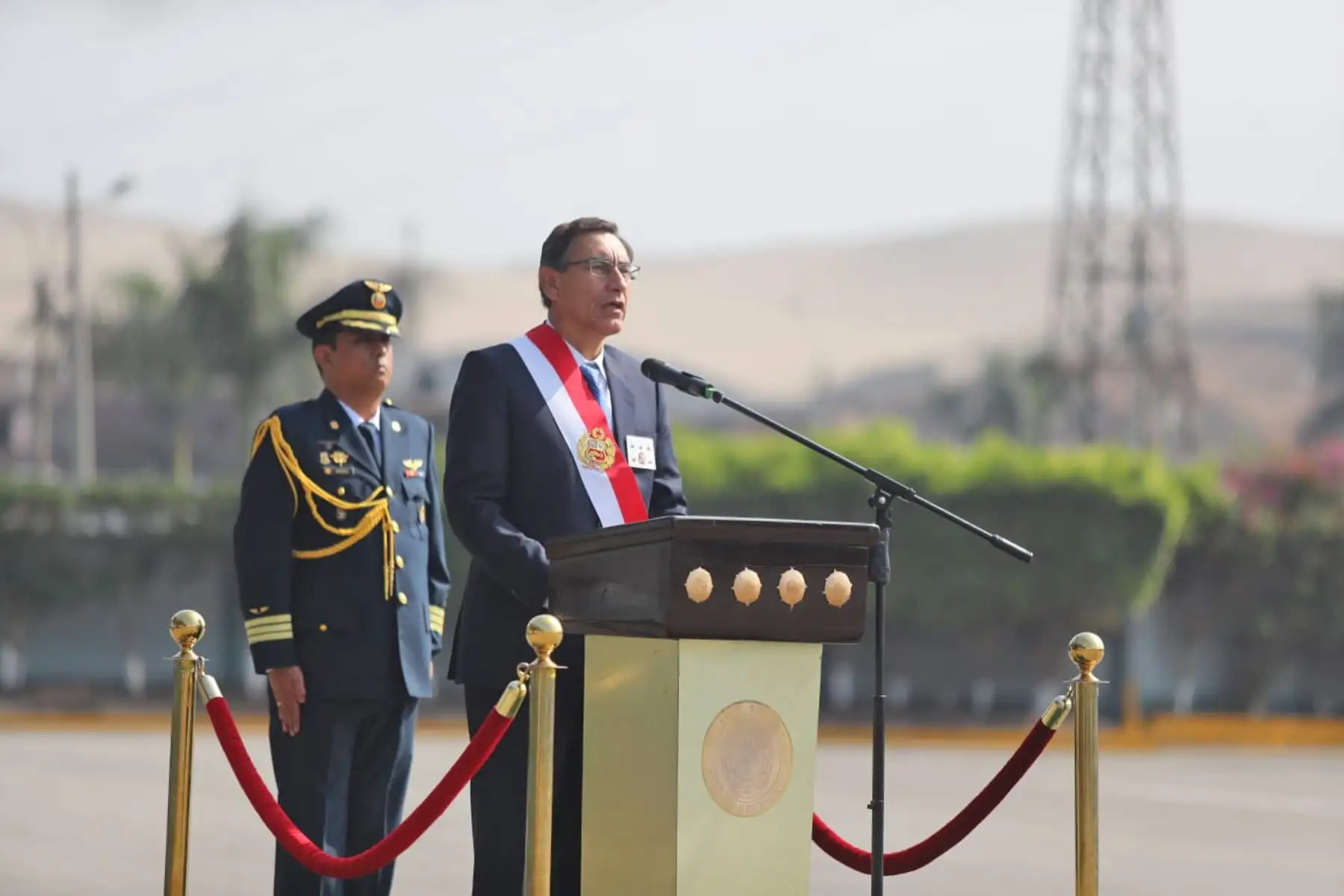 Presidente Vizcarra asiste a ceremonia por el 31º aniversario de la Policía Nacional. Foto: ANDINA/ Prensa Presidencia