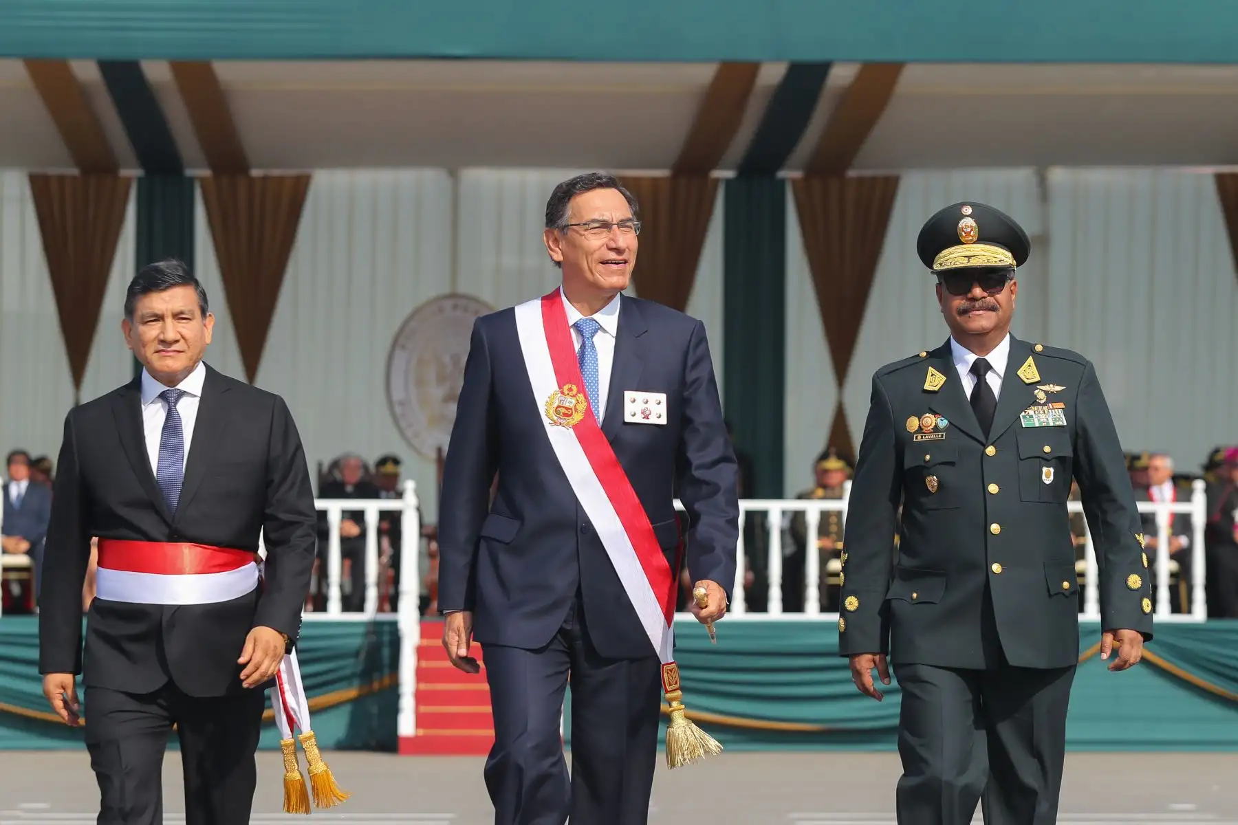 Presidente Vizcarra asiste a ceremonia por el 31º aniversario de la Policía Nacional. Foto: ANDINA/ Prensa Presidencia