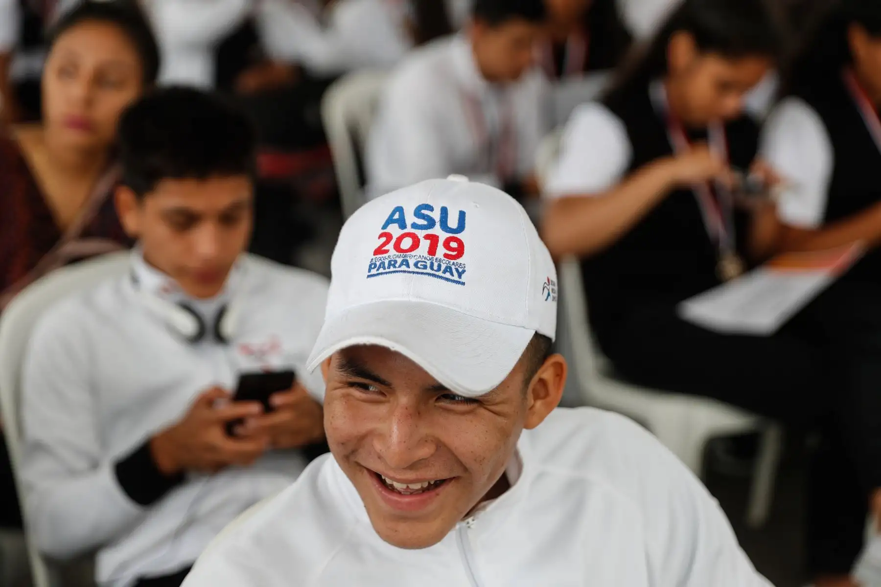 Ministerio de Educación, Brinda reconocimiento a delegación de  participantes de los Juegos Sudamericanos Escolares Asunción 2019. Foto: ANDINA/Renato Pajuelo