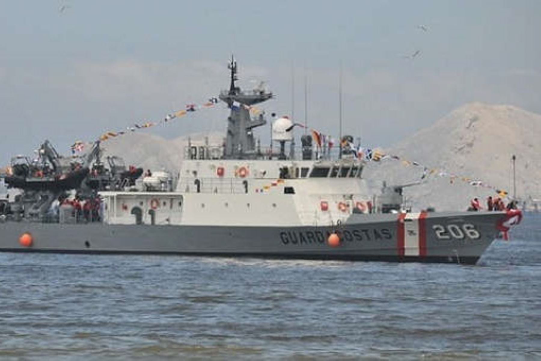 La Marina de Guerra del Perú desplegó interdicción con la patrullera marítima BAP Río Piura en el mar piurano de Talara. Foto: Marina de Guerra