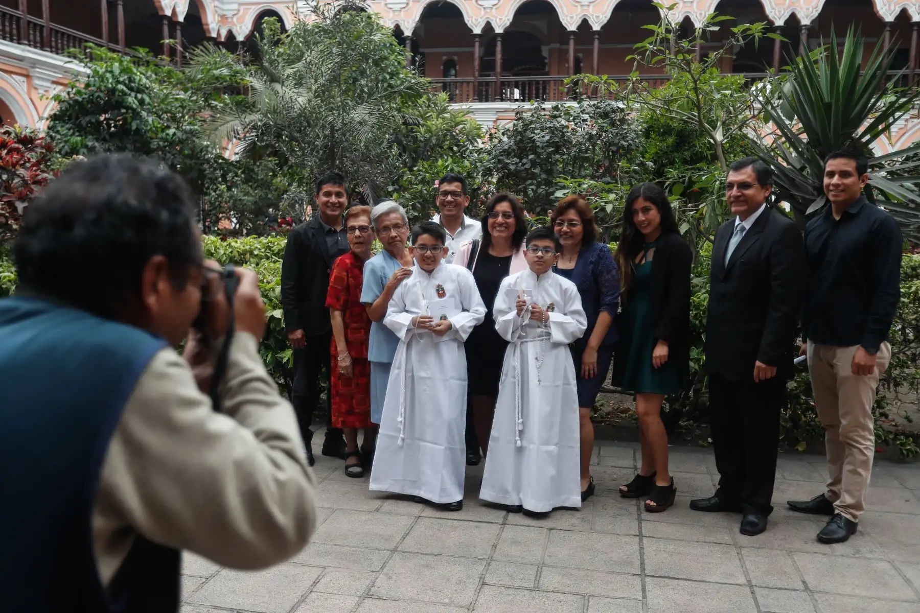 Primera Comunión en Iglesia La Merced de Lima. Foto: ANDINA/Renato Pajuelo
