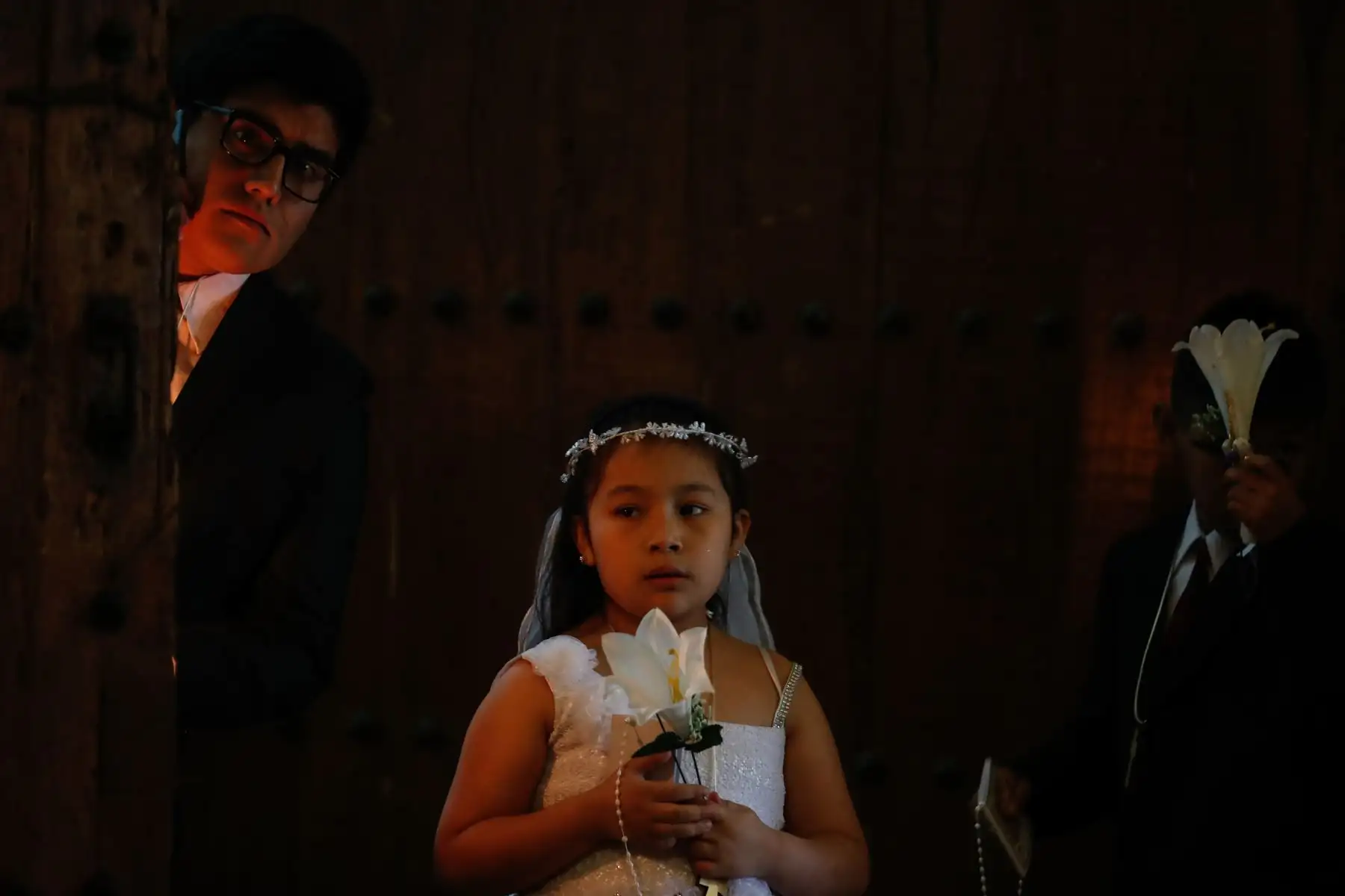 Primera Comunión en Iglesia La Merced de Lima. Foto: ANDINA/Renato Pajuelo
