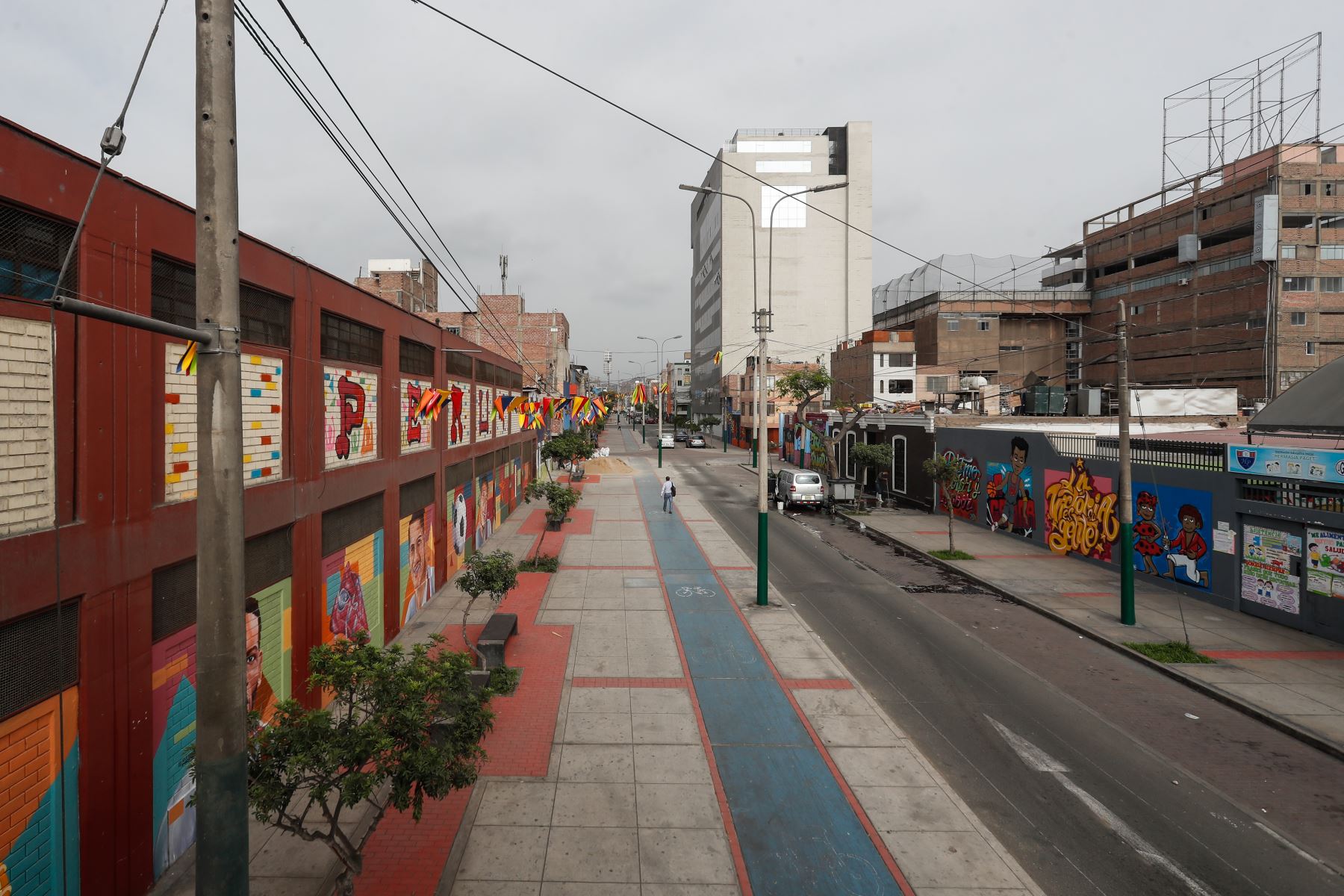 En esta zona se construirá boulevard para mejorar rostro del distrito. ANDINA/Renato Pajuelo