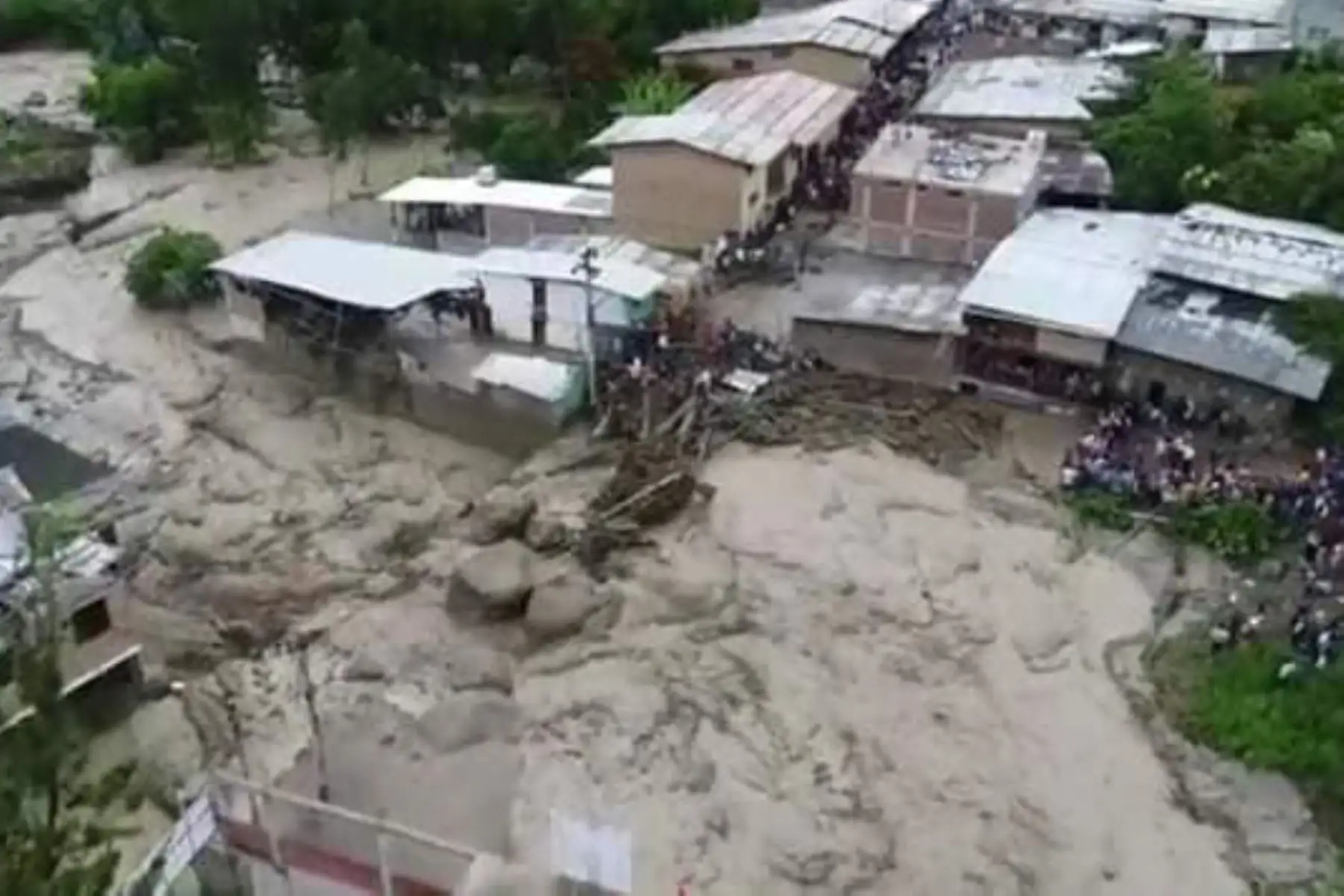 Huancabamba, en Piura, fue la zona más afectada por las lluvias intensas que se presentaron el fin de semana. INTERNET/Medios