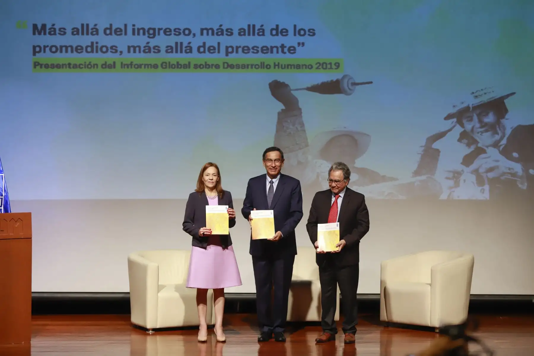 Presidente Martín Vizcarra participó en la presentación del Informe Global Sobre Desarrollo Humano 2019 de las Naciones Unidas. Foto: ANDINA/Prensa Presidencia