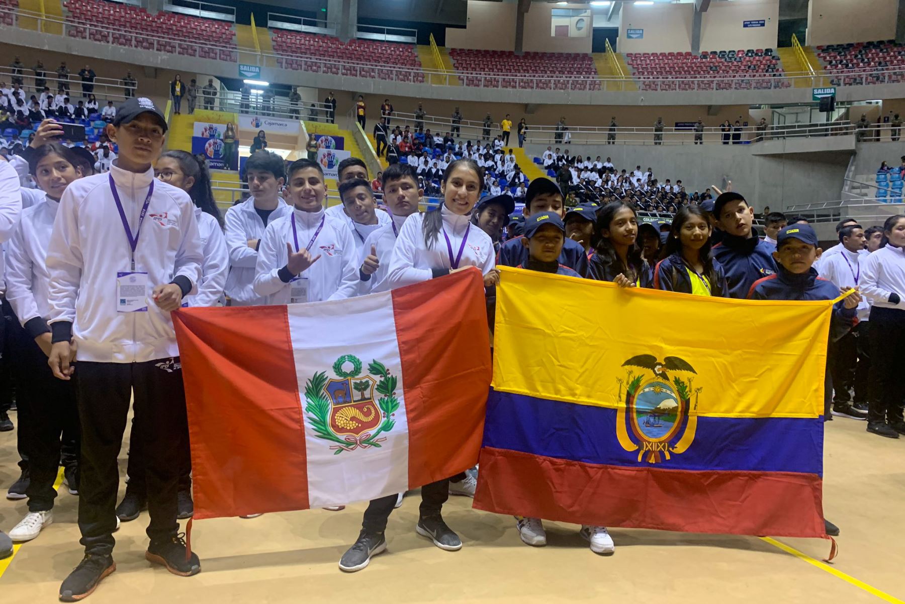 Unos 1,000 deportistas compiten en los Juegos Binacionales Perú-Ecuador que se desarrolla en Cajamarca. ANDINA/Difusión