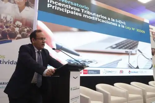 Viceministro de MYPE e Industria, José Antonio Salardi. ANDINA/Renato Pajuelo