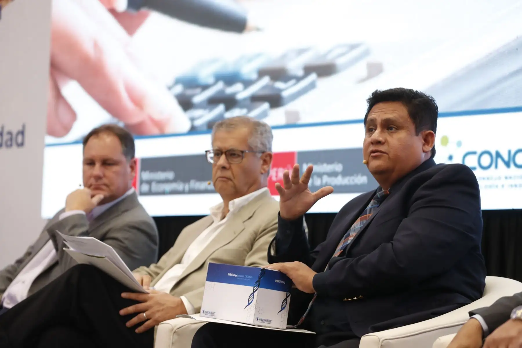 Heinner Guio, CEO de Inbiomedic SAC. Foto: ANDINA/Renato Pajuelo
