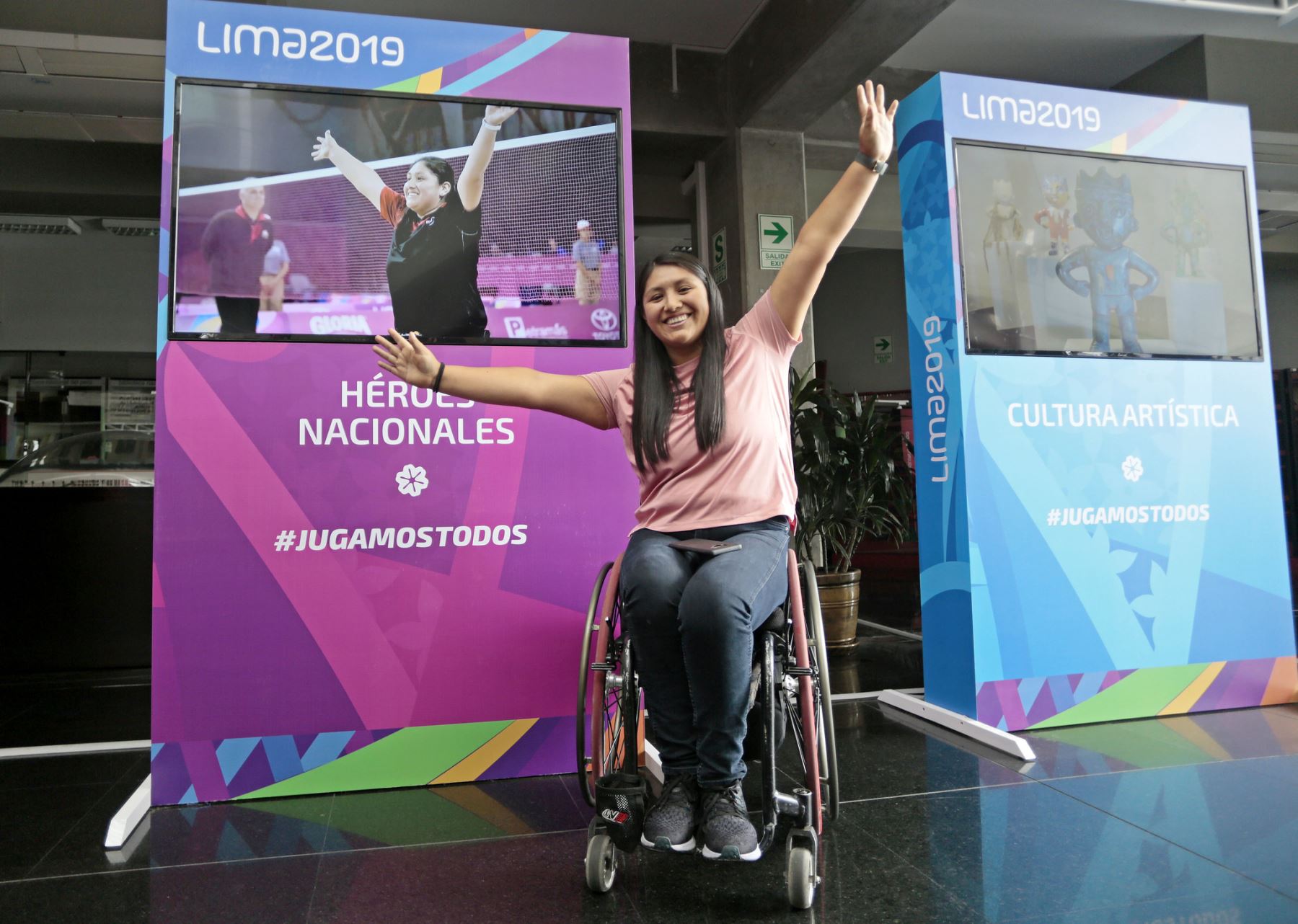 Exposición fotográfica de los Juegos Lima 2019 en la Biblioteca Nacional