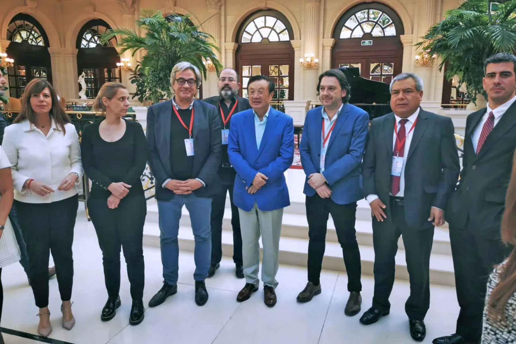 En la conferencia de prensa participaron un grupo de medios de comunicación de España y América Latina, entre ellos el diario El Peruano, como único invitado de la prensa peruana. Foto: ANDINA En la conferencia de prensa participaron un grupo de medios de comunicación de España y América Latina, entre ellos el diario El Peruano, como único invitado de la prensa peruana. Foto: ANDINA