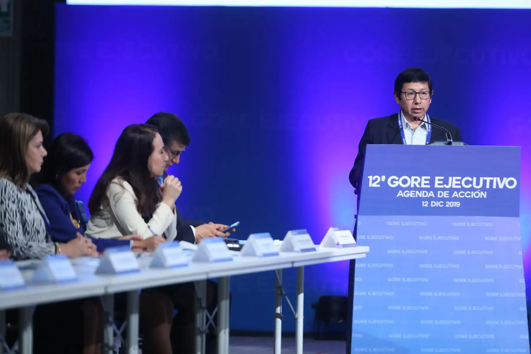 Ministro de Transportes y Comunicaciones, Edmer Trujillo participa en el 12° Gore Ejecutivo. Foto: ANDINA/Melina Mejía