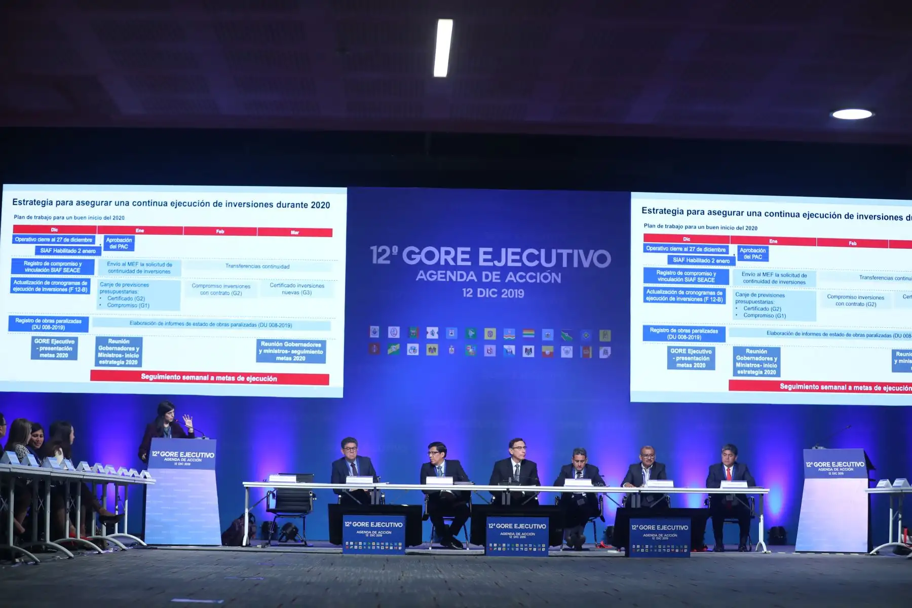 Presidente, Martín Vizcarra participa en la 12° Gore Ejecutivo. Foto: ANDINA/Melina Mejía