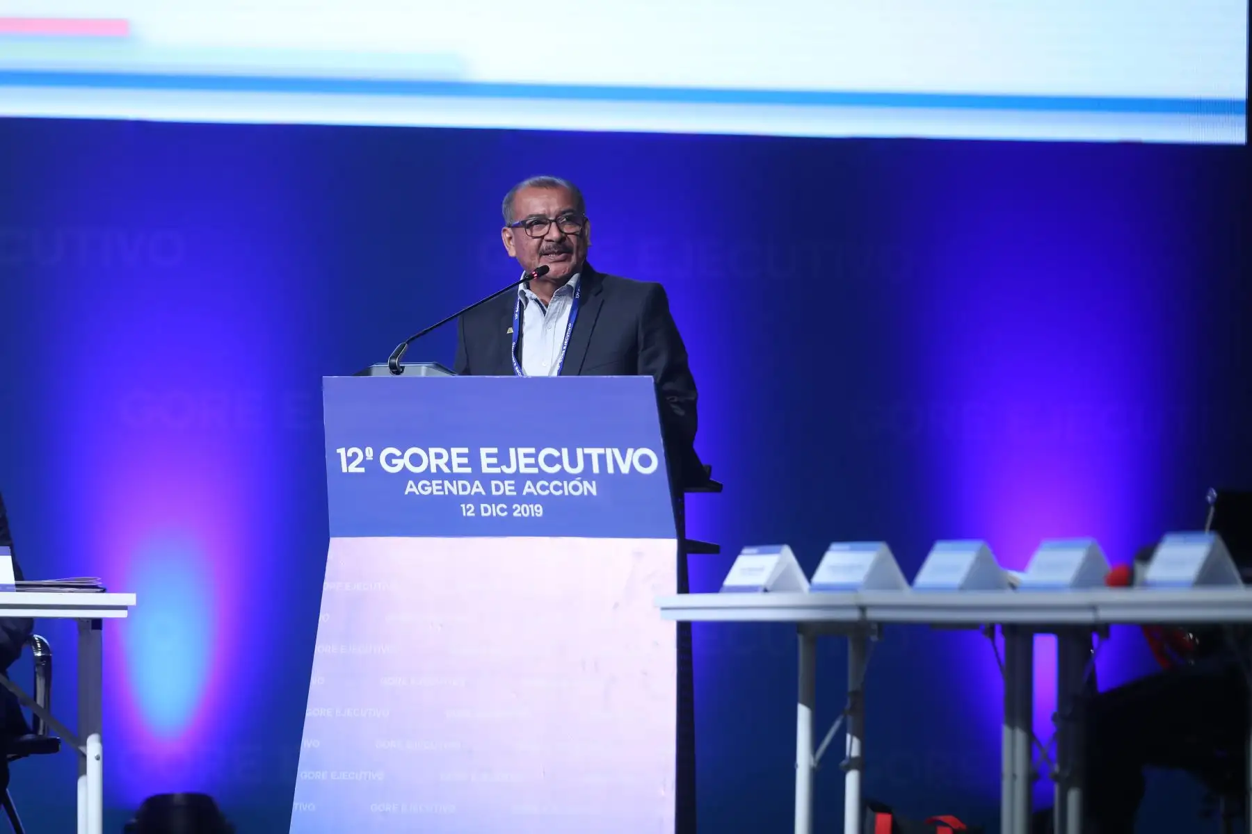 Gobernador regional de Tumbes, Wilmer Dios participa en la 12° Gore Ejecutivo. Foto: ANDINA/Melina Mejía