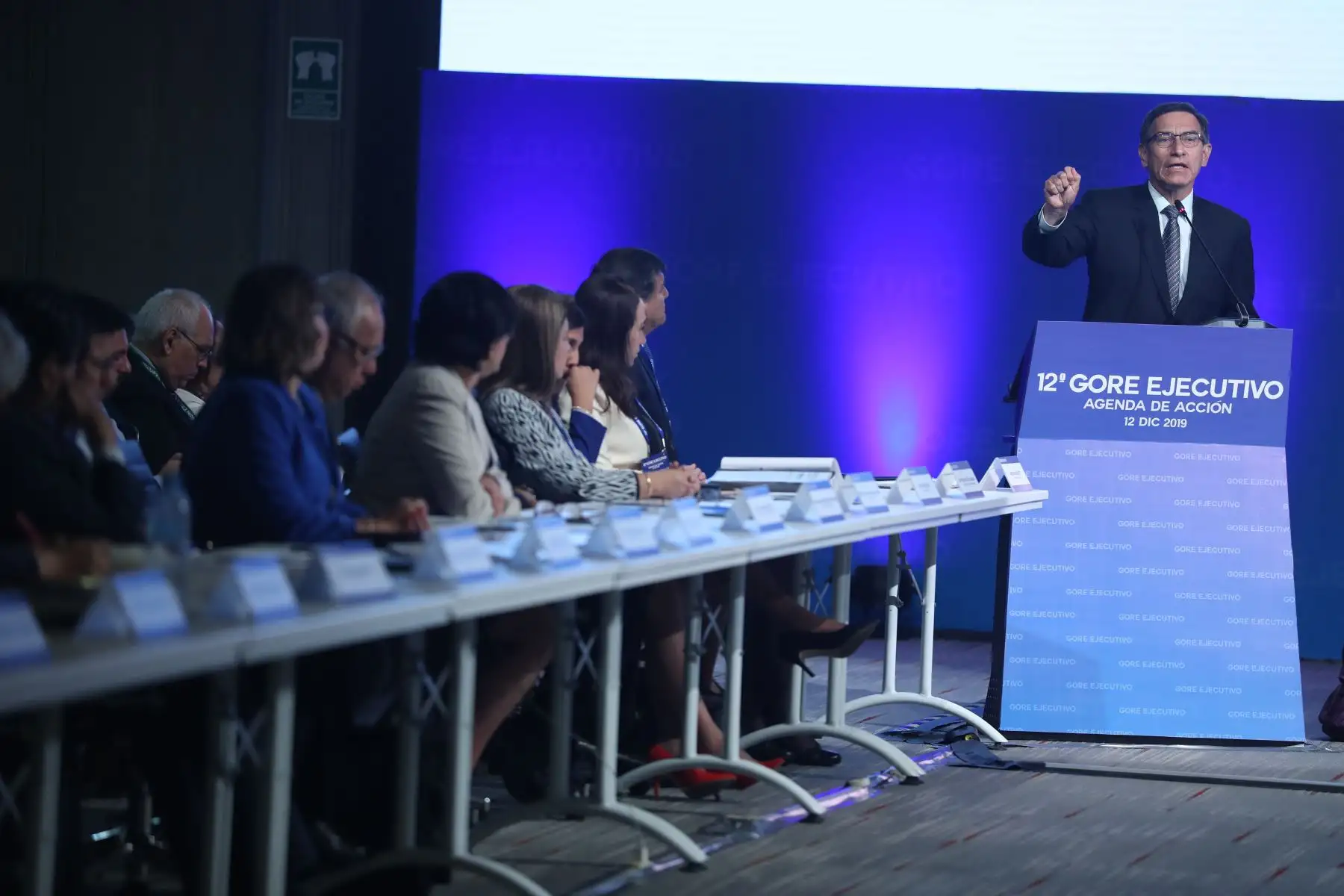 Presidente Martín Vizcarra participa en la 12° Gore Ejecutivo. Foto: ANDINA/Melina Mejía