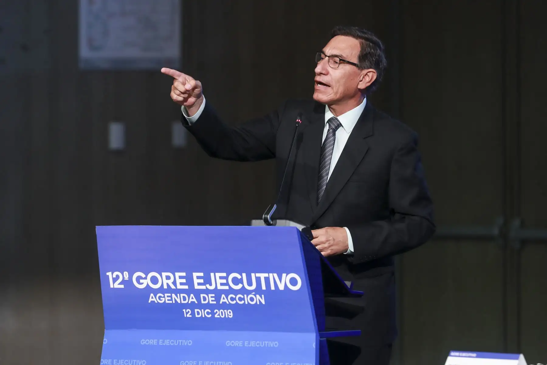 Presidente de la República, Martín Vizcarra, participó en el 12 Gore Ejecutivo. Foto: ANDINA/ Prensa Presidencia