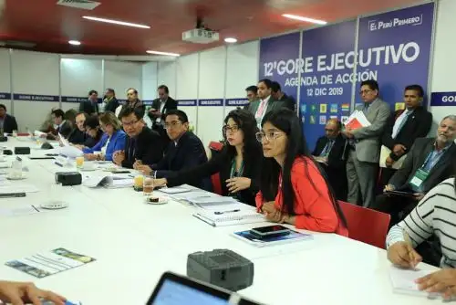 Minam coordina con los gobernadores estrategia ambiental en regiones durante el 12° Gore Ejecutivo. ANDINA/Difusión