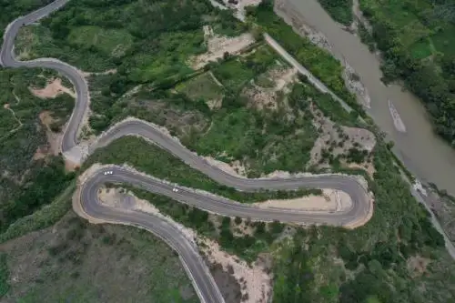 Nueva carretera en Tingo, Amazonas, impulsará el turismo a la Fortaleza de Kuélap. ANDINA/Difusión