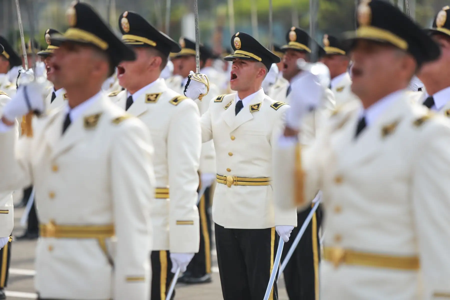 El presidente de la República,Martín Vizcarra, paticipó de la ceremonia de clausura del año académico y graduación de 164 alféreces promoción 2020 “Comandante PNP Felipe Carmelo Andrade Arroyo”, de la escuela de oficiales de la Policía Nacional del Perú.
Foto: ANDINA/ Prensa Presidencia