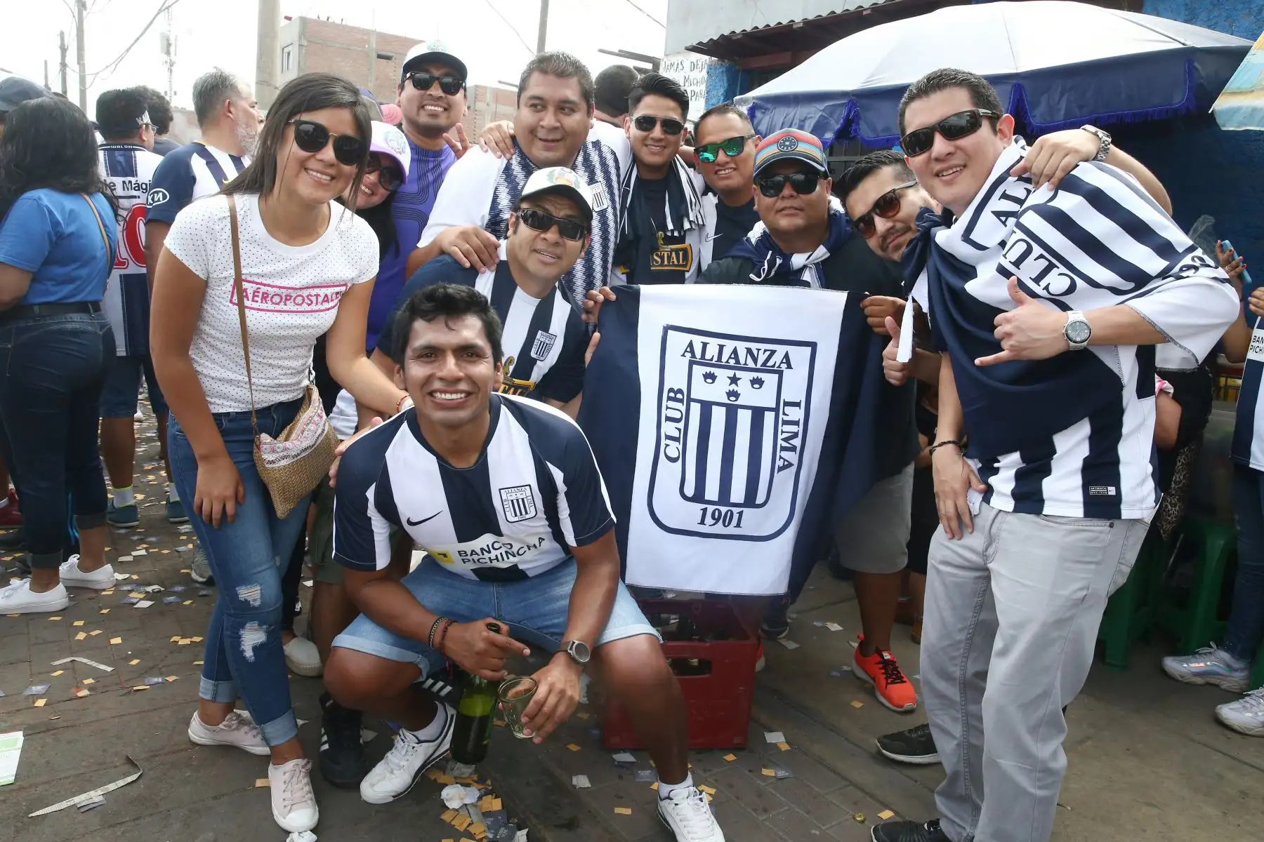 Imágenes previas al partido entre Alianza Lima y Binacional, que disputan la final del fútbol peruano por la Liga 1. 
Foto: ANDINA/Vidal Tarqui