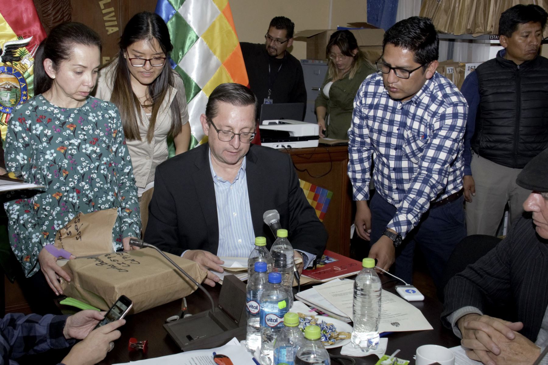 Senador oficialista de Bolivia Oscar Ortiz. Foto: Agencia Boliviana de Noticias