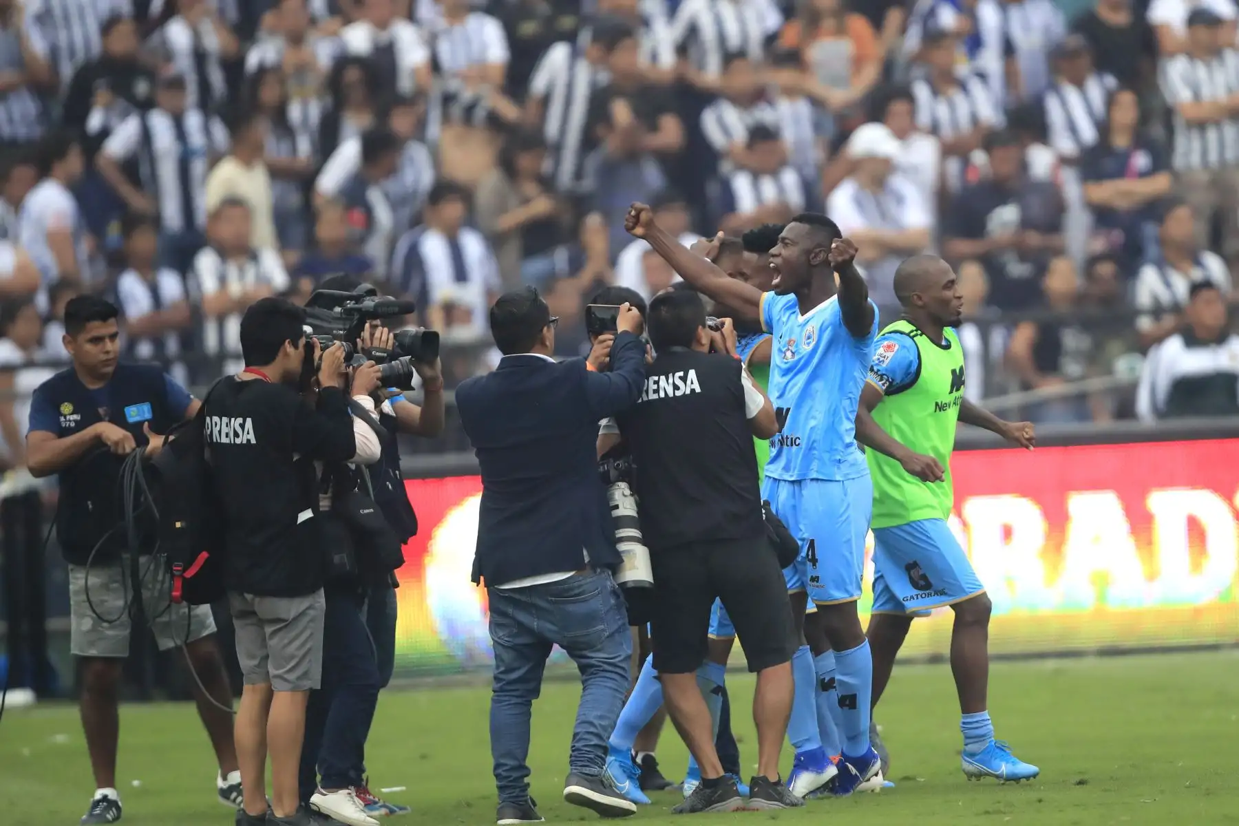 Binacional se coronó campeón de la Liga 1 tras perder con Alianza Lima por dos a cero.

Foto: ANDINA/Juan Carlos Guzmán Negrini